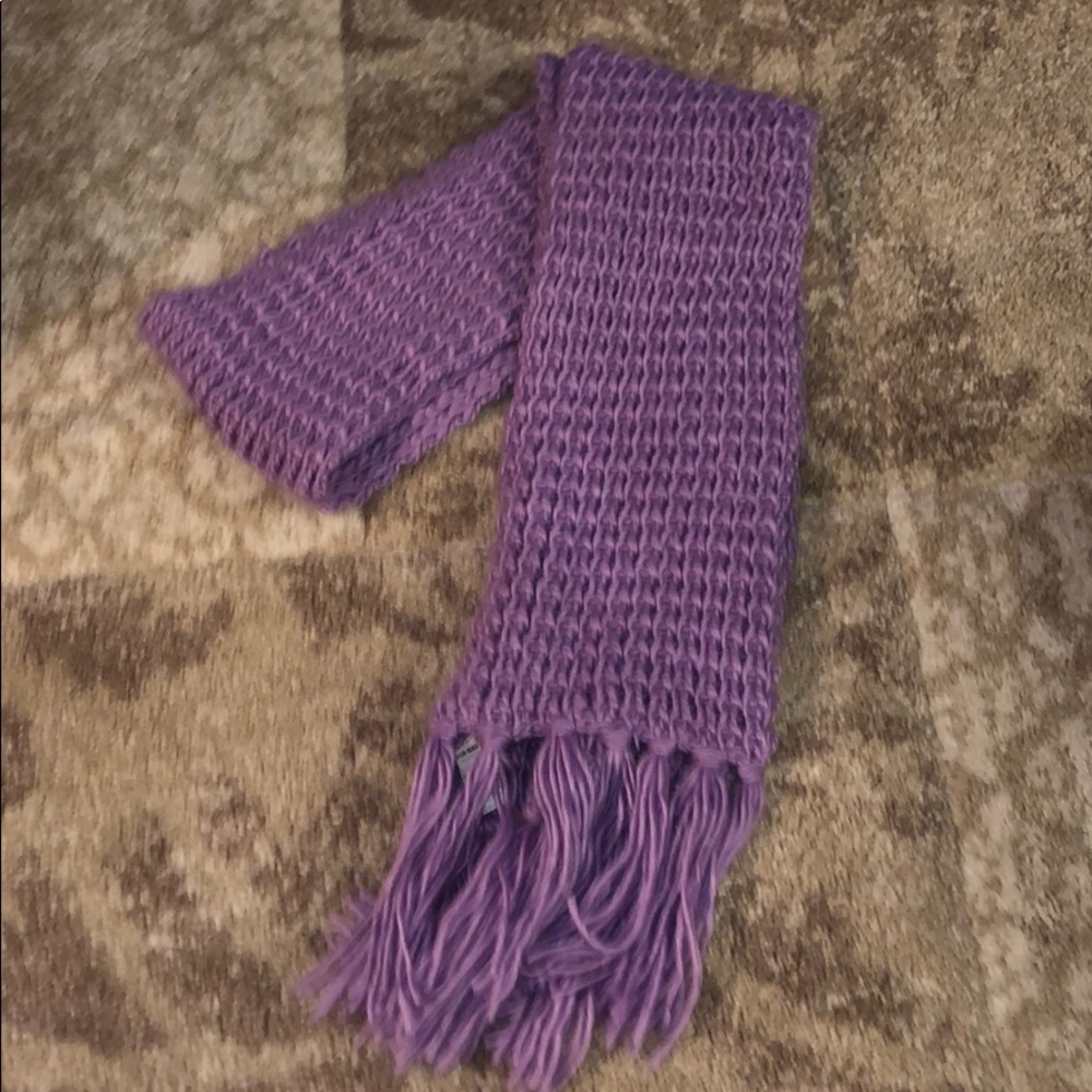 Purple scarf